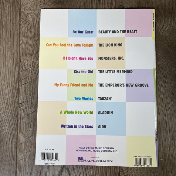 Disney Favorites for Five Finger Piano Sheet Music Hal Leonard - Picture 3 of 5